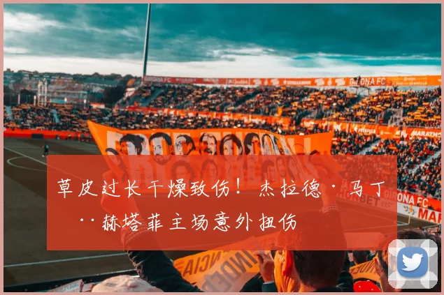 草皮过长干燥致伤！杰拉德·马丁在赫塔菲主场意外扭伤
